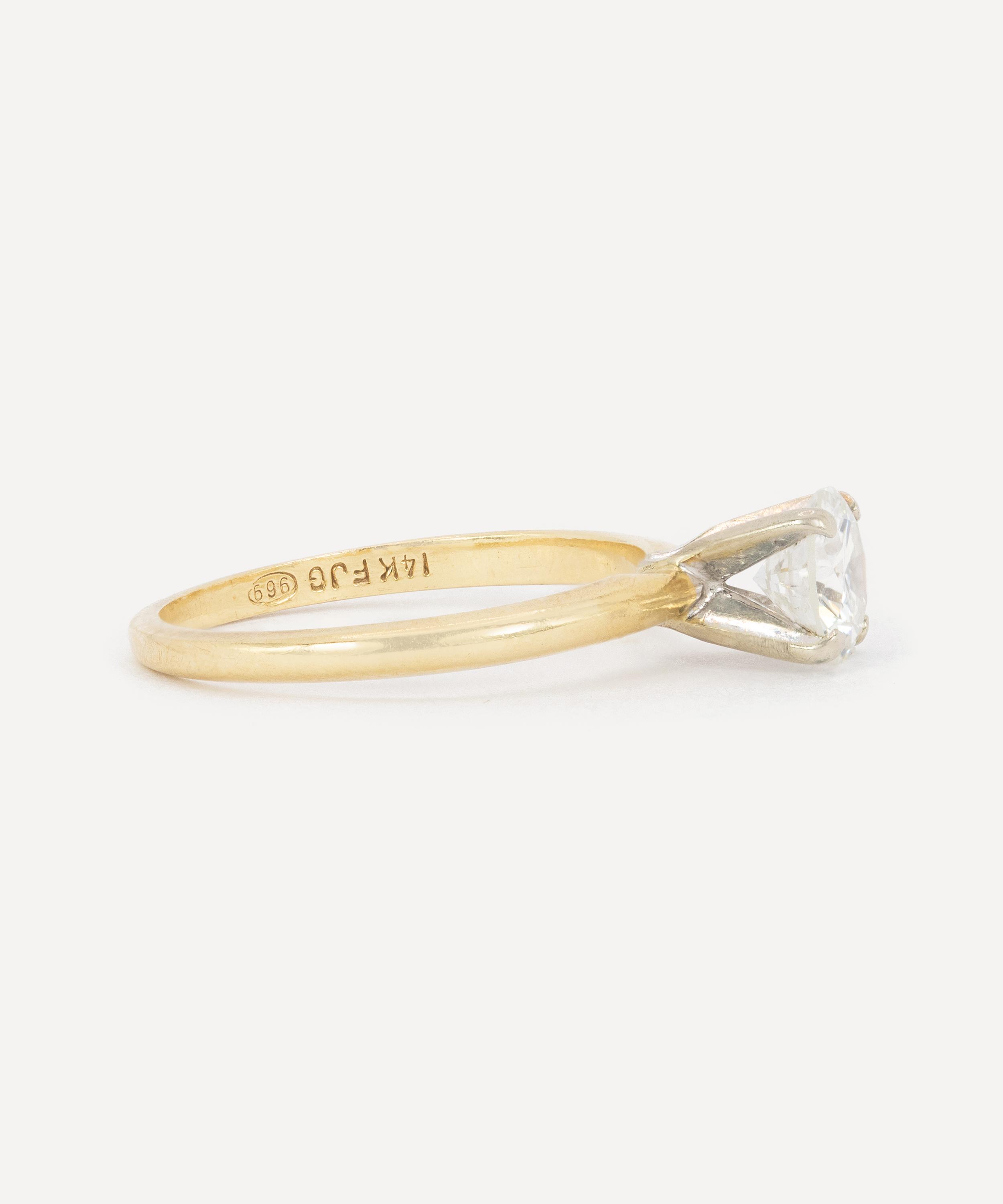 Kojis - 14ct Gold Vintage Engagement and Wedding Ring Set image number 3