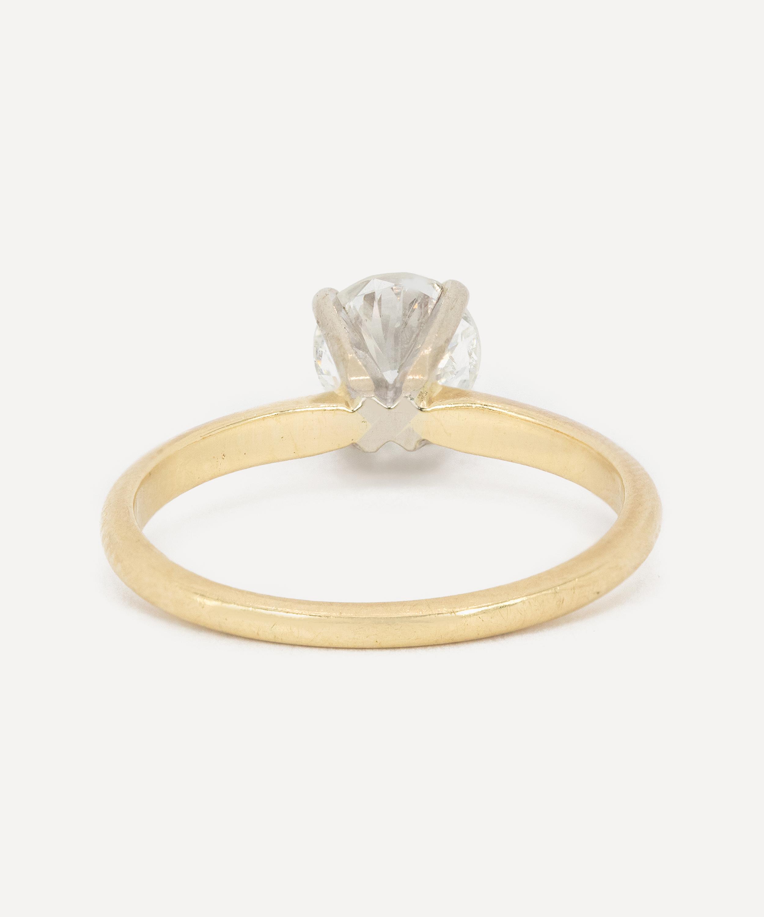 Kojis - 14ct Gold Vintage Engagement and Wedding Ring Set image number 4