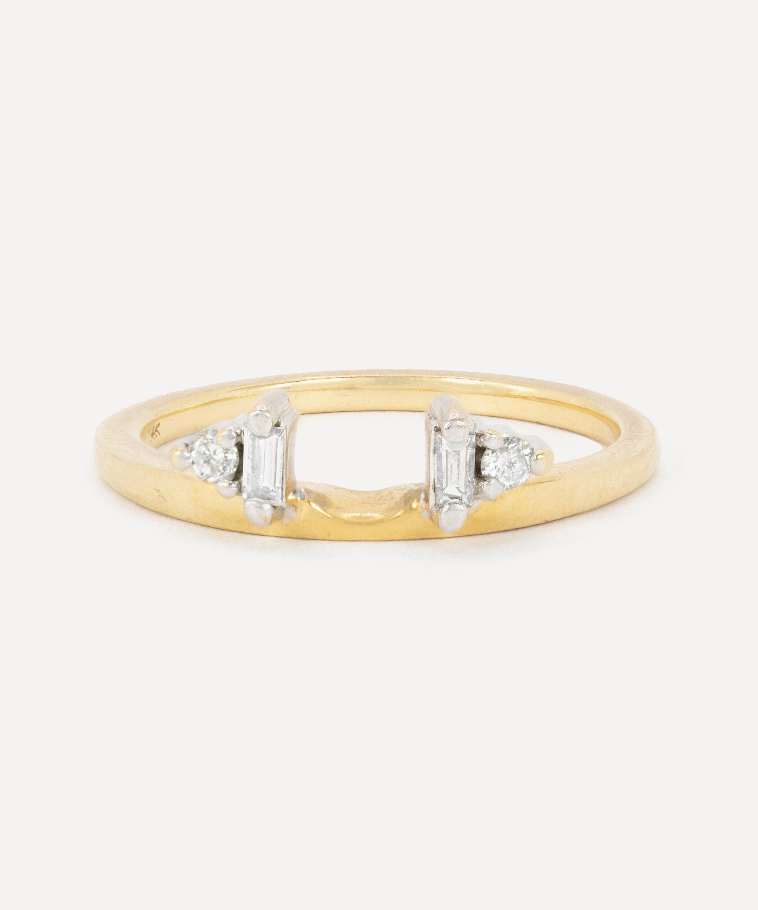 Kojis - 14ct Gold Vintage Engagement and Wedding Ring Set image number 5