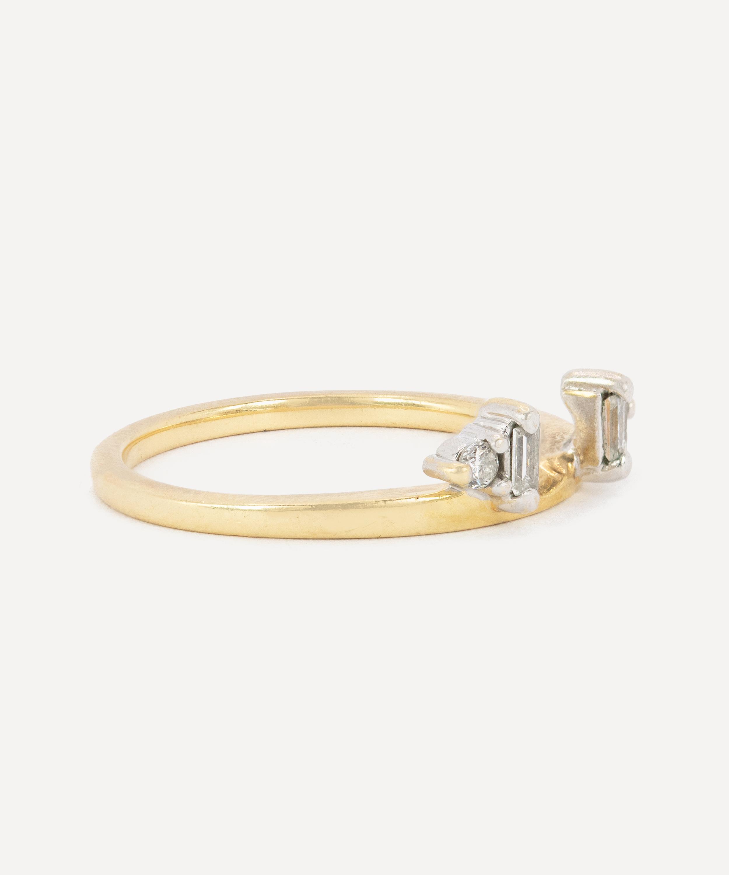 Kojis - 14ct Gold Vintage Engagement and Wedding Ring Set image number 6