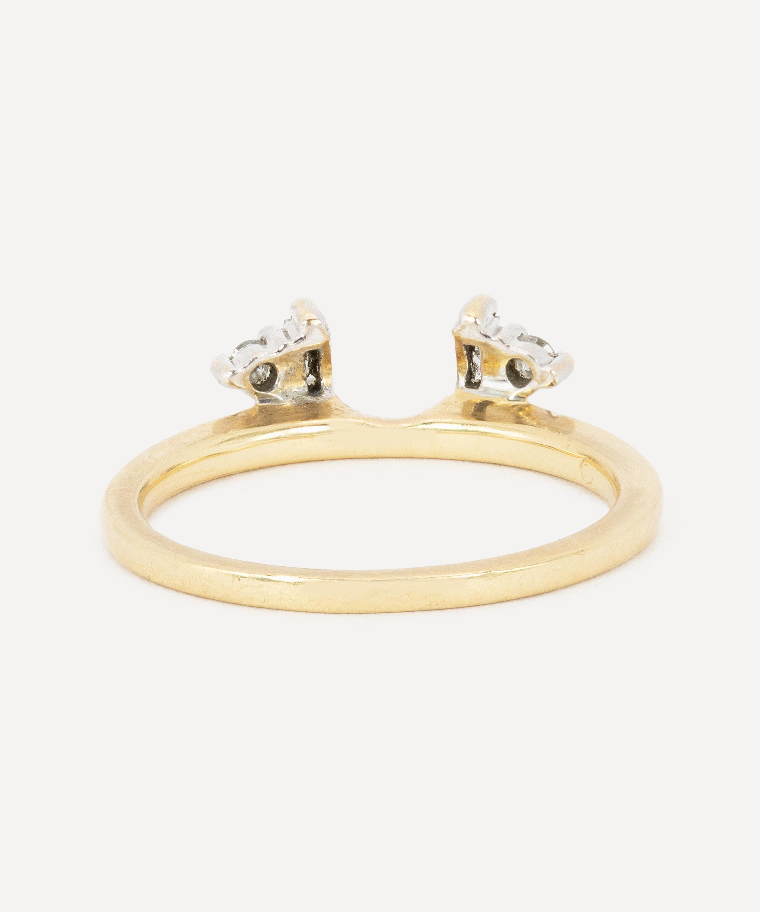 Kojis - 14ct Gold Vintage Engagement and Wedding Ring Set image number 7