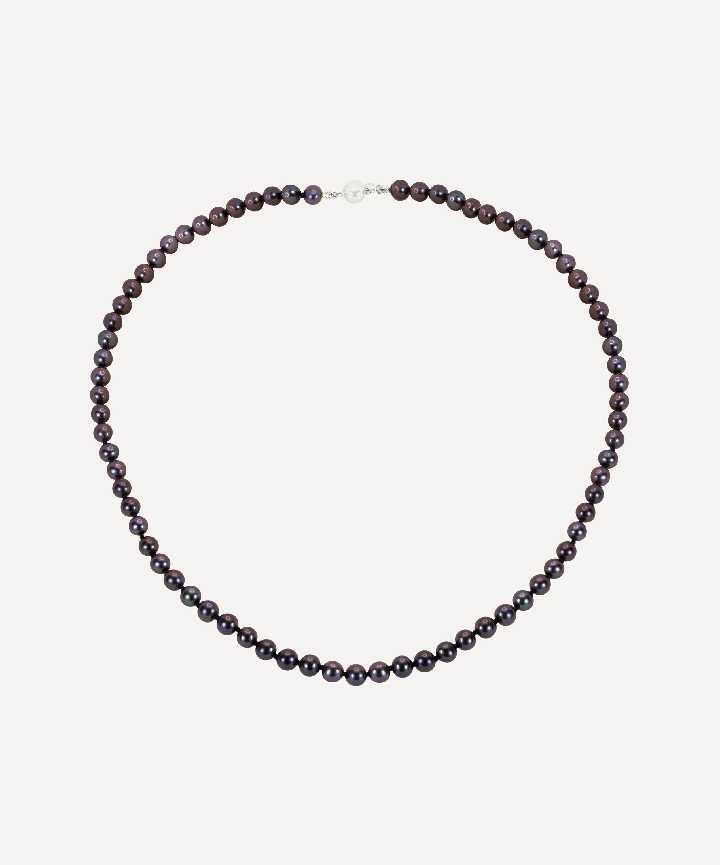 Kojis - 18ct Gold Black Pearl Necklace