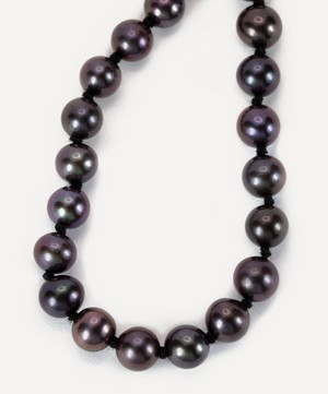 Kojis - 18ct Gold Black Pearl Necklace image number 2