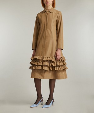 Molly Goddard - Lacey Tan Coat image number 2