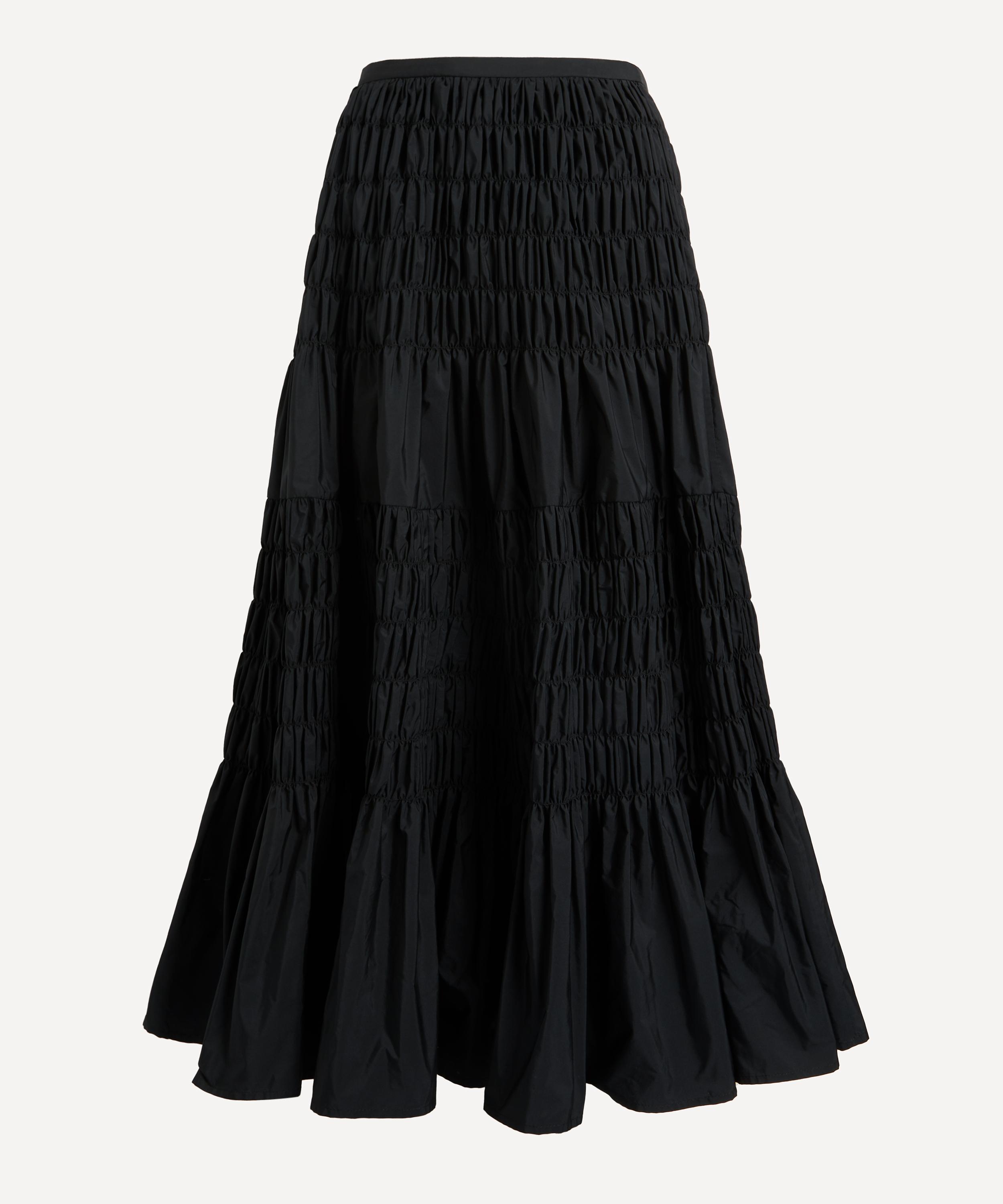 Molly Goddard Lauren Taffeta Shirred Maxi-Skirt | Liberty