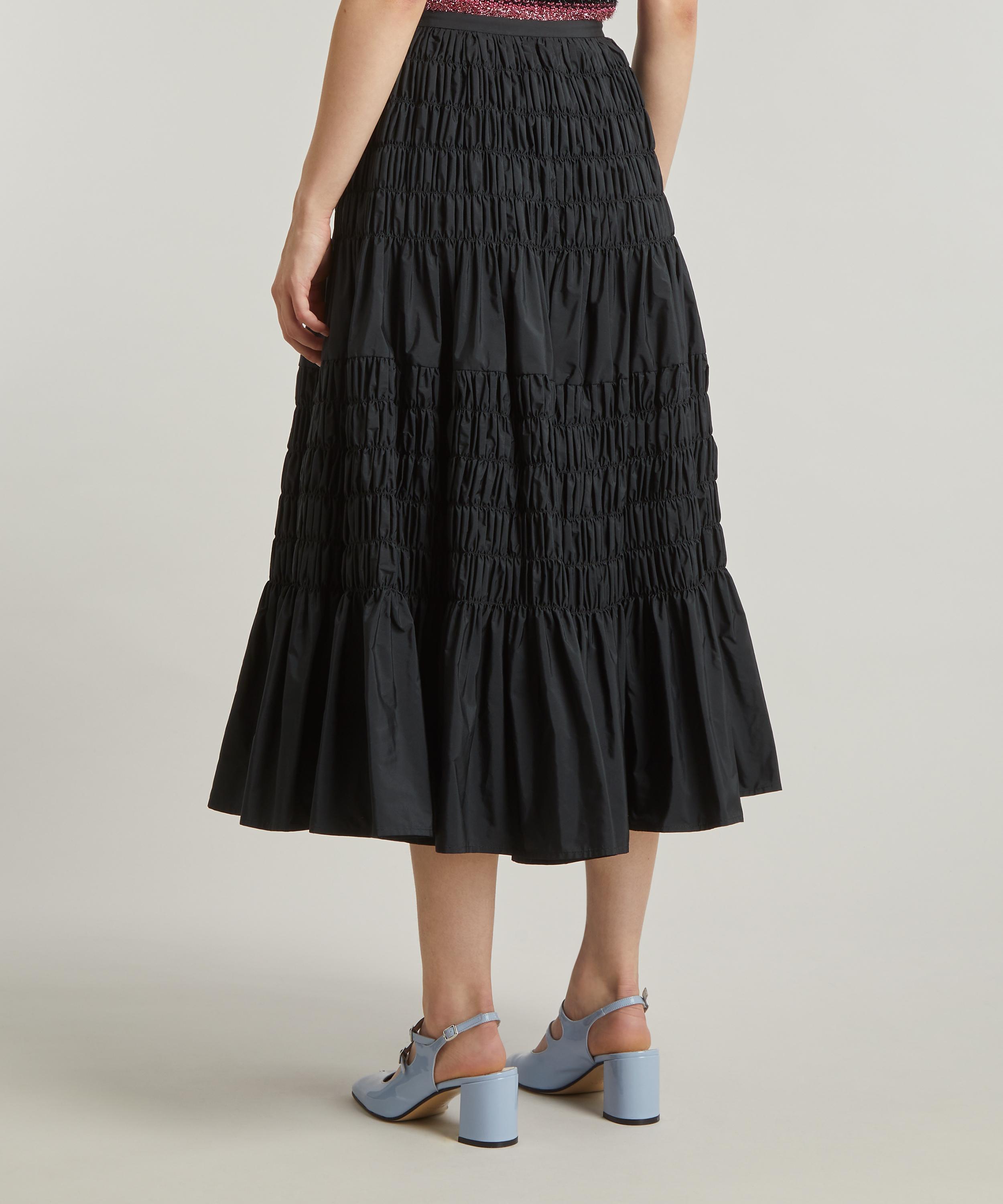 Molly Goddard Lauren Taffeta Shirred Maxi-Skirt | Liberty