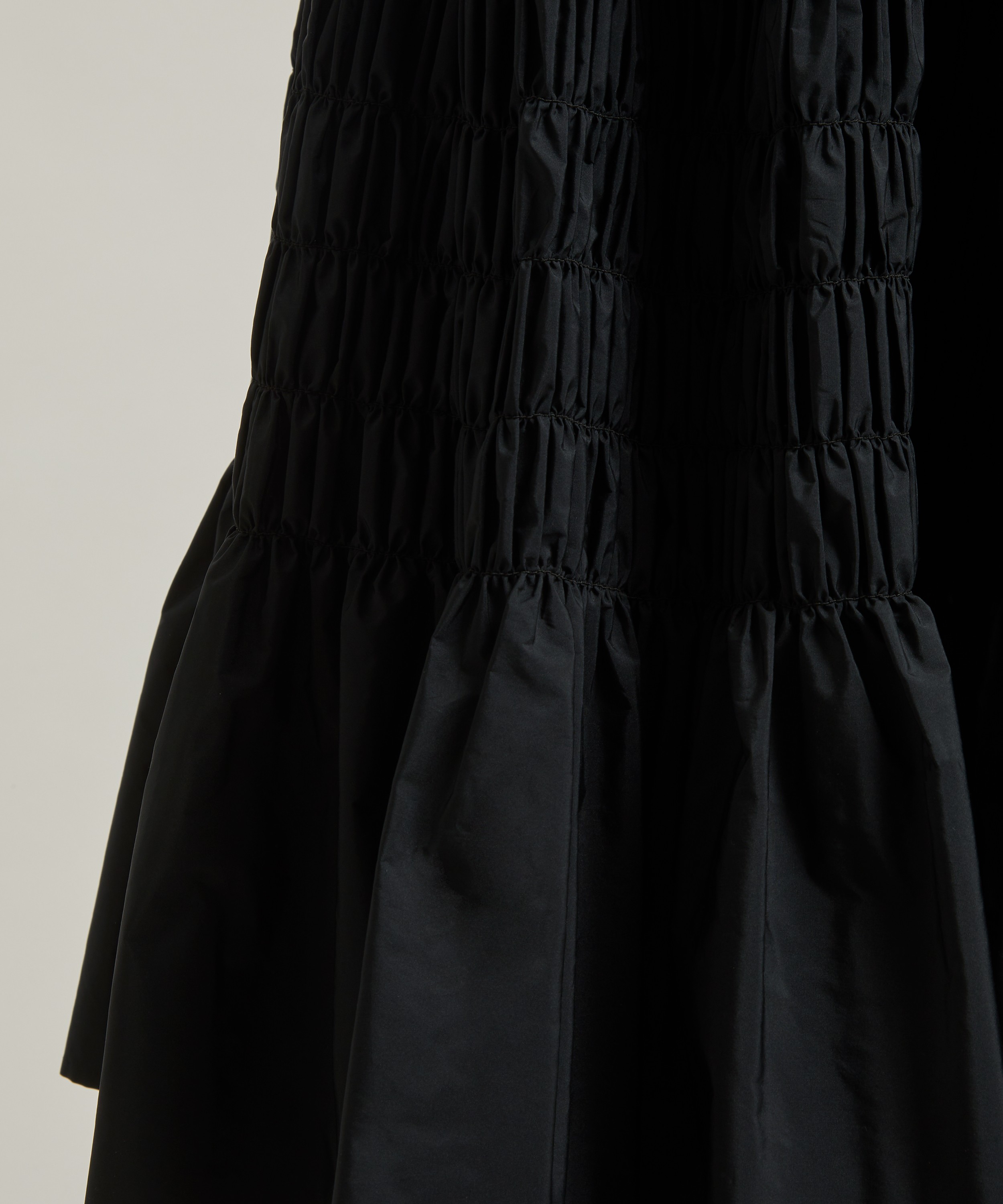 Molly Goddard Lauren Taffeta Shirred Maxi-Skirt | Liberty