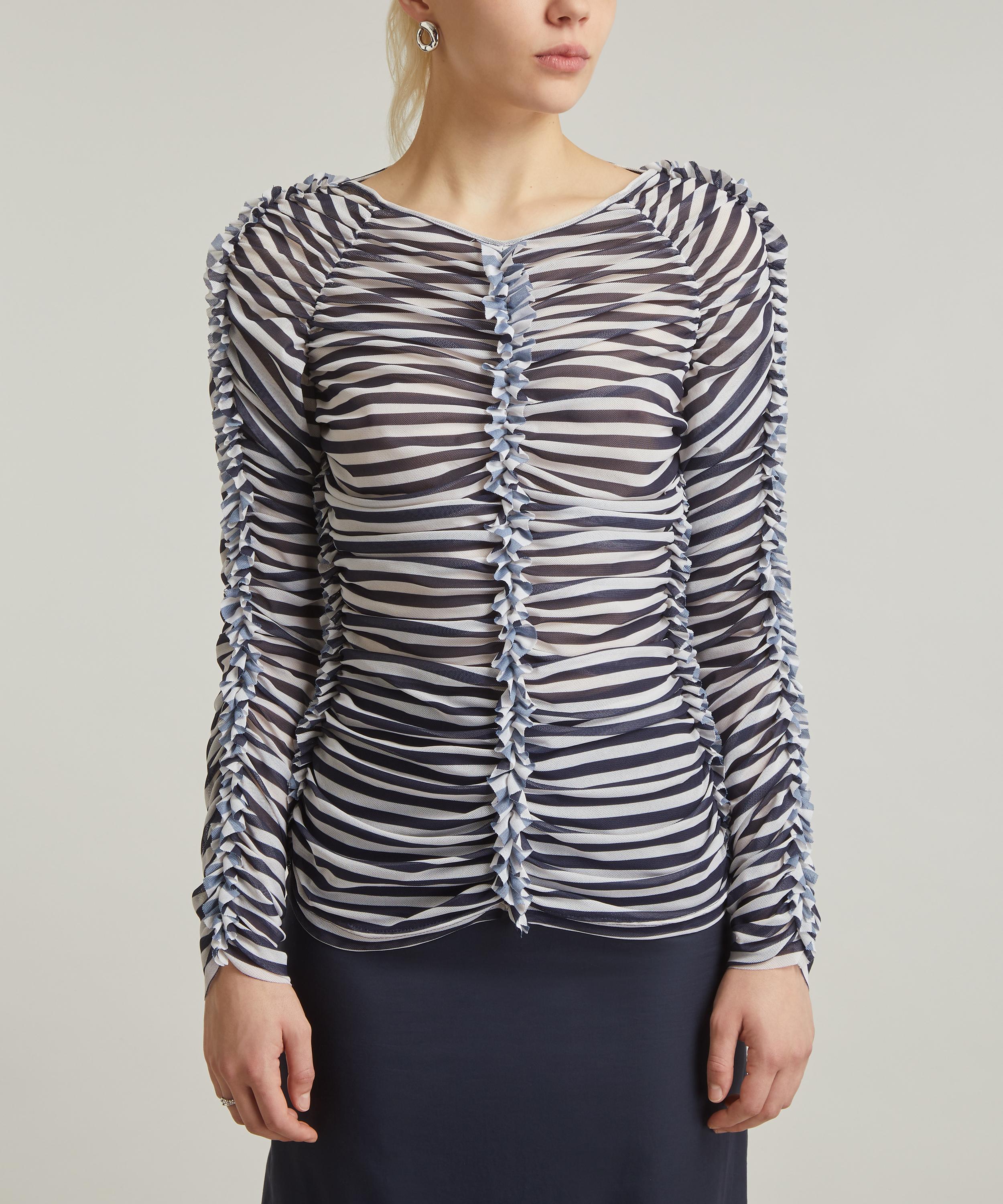 Molly Goddard Yumi Printed Mesh Top