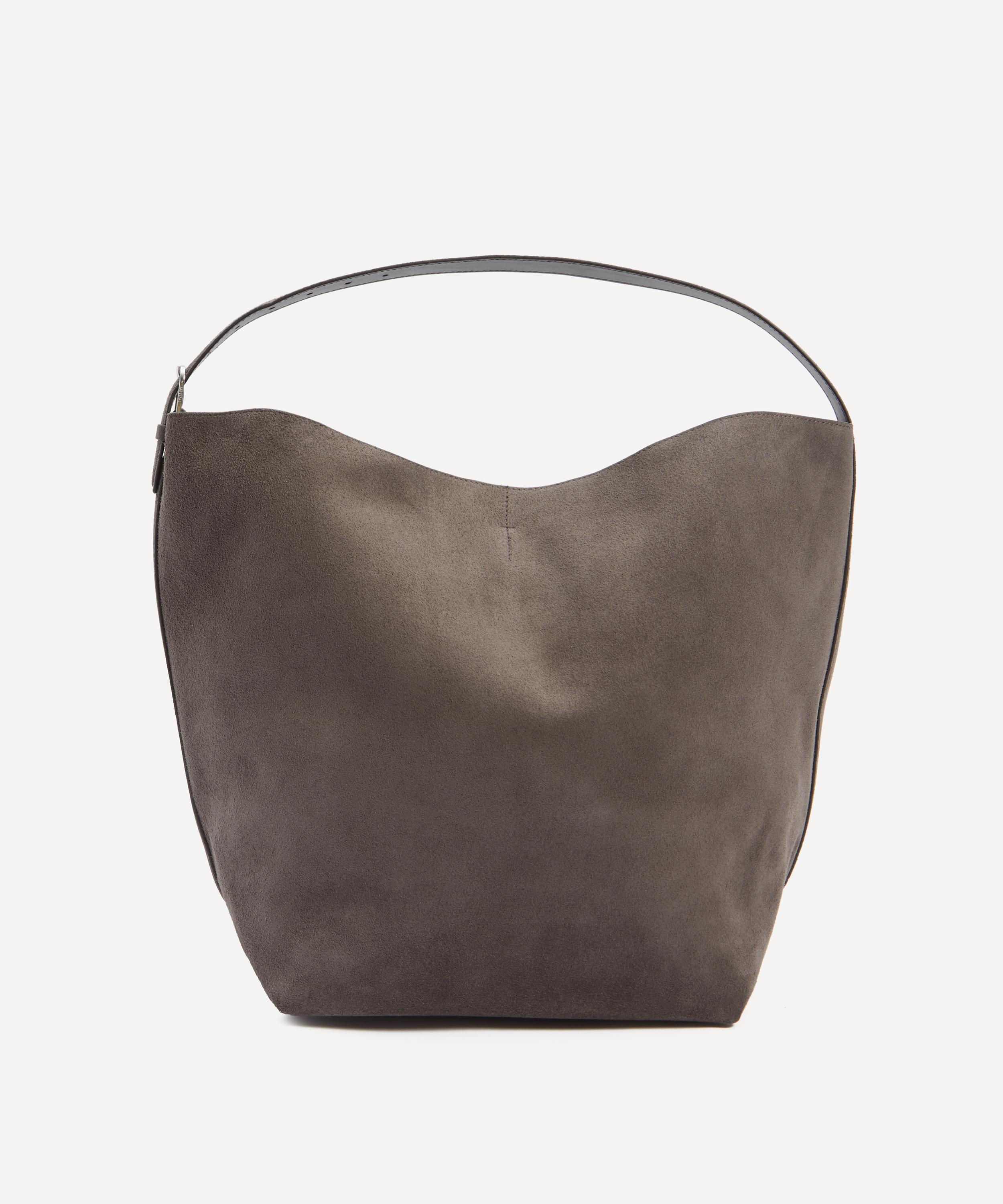 Toteme - Belted Suede Tote Bag image number 0