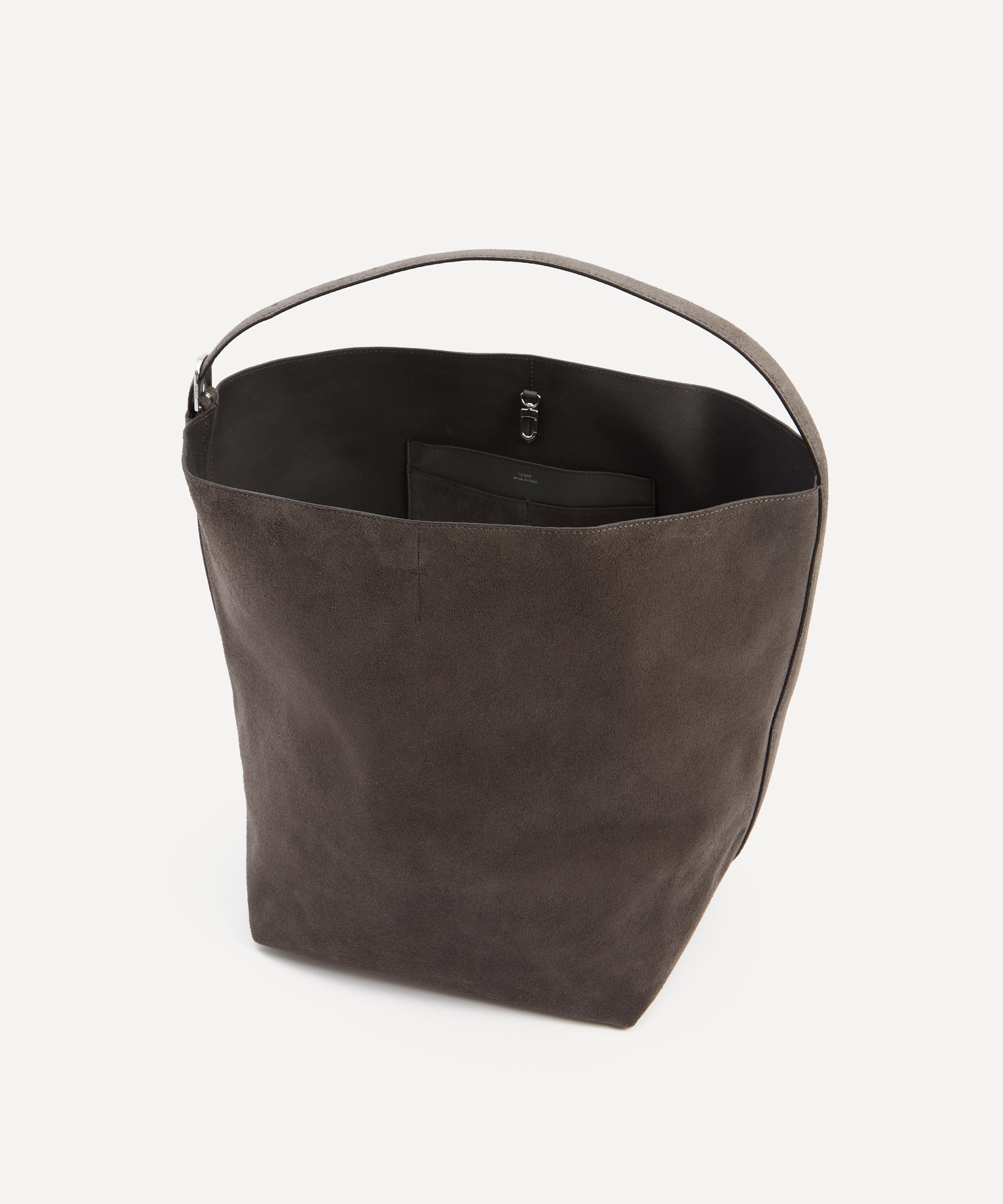 Toteme - Belted Suede Tote Bag image number 4