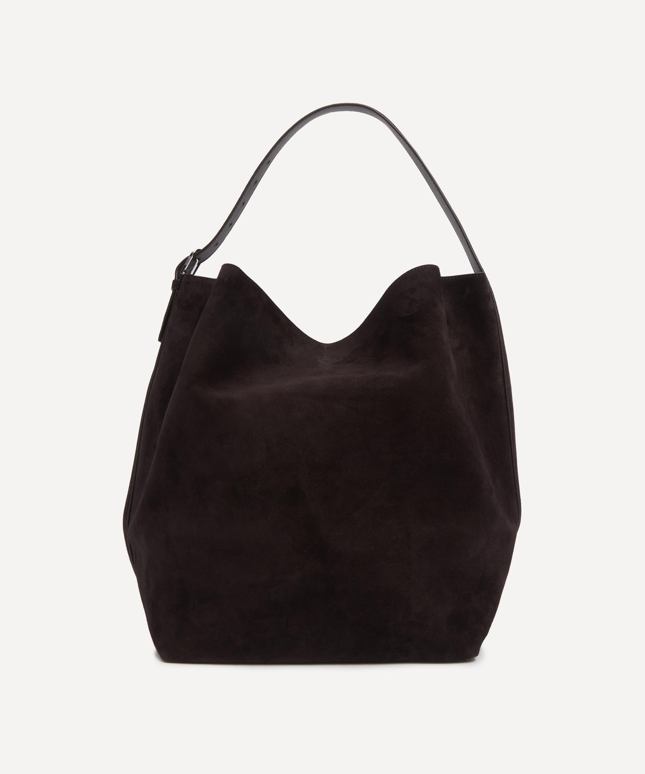 Toteme - Belted Suede Tote Bag image number 0