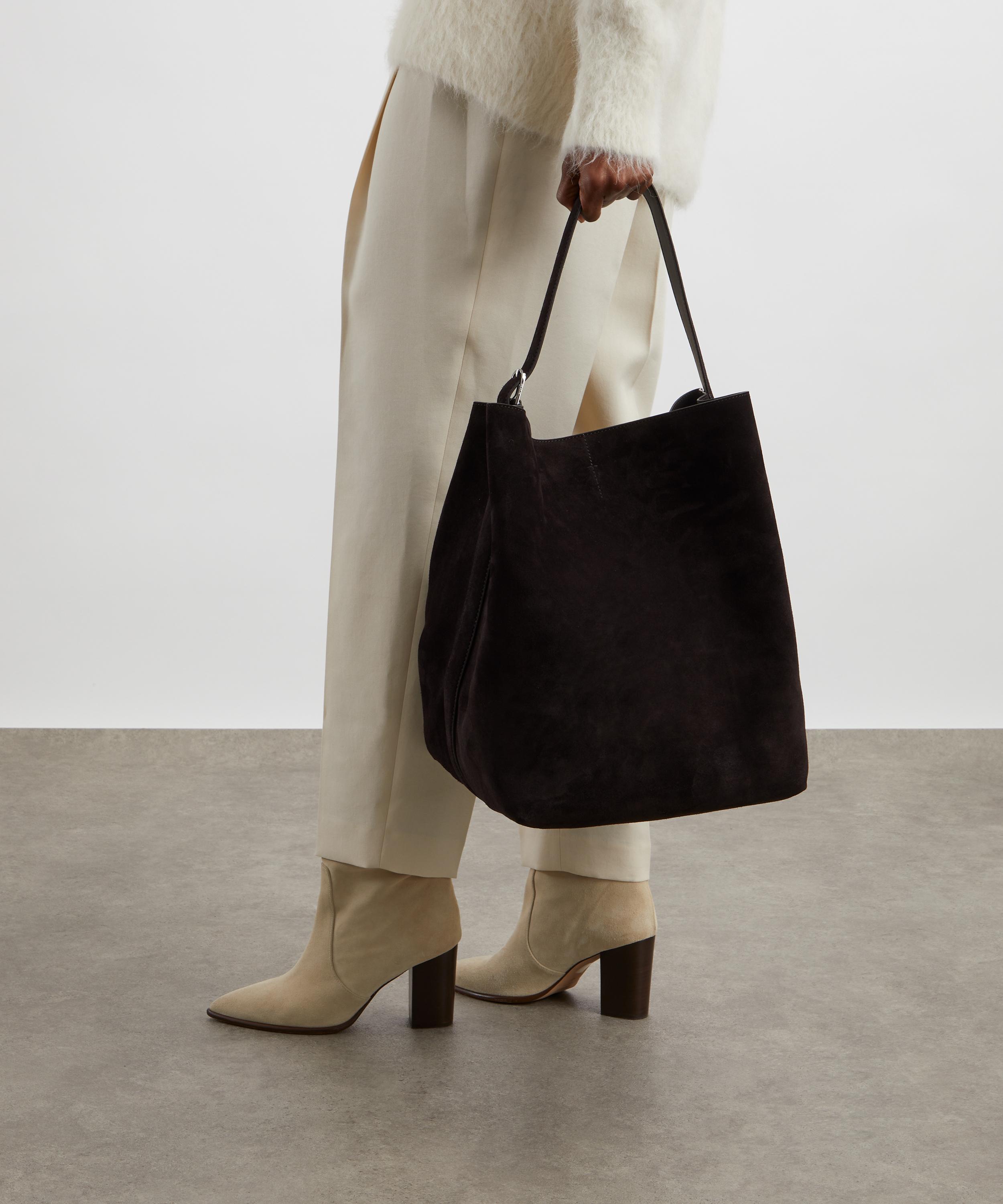 Toteme - Belted Suede Tote Bag image number 0