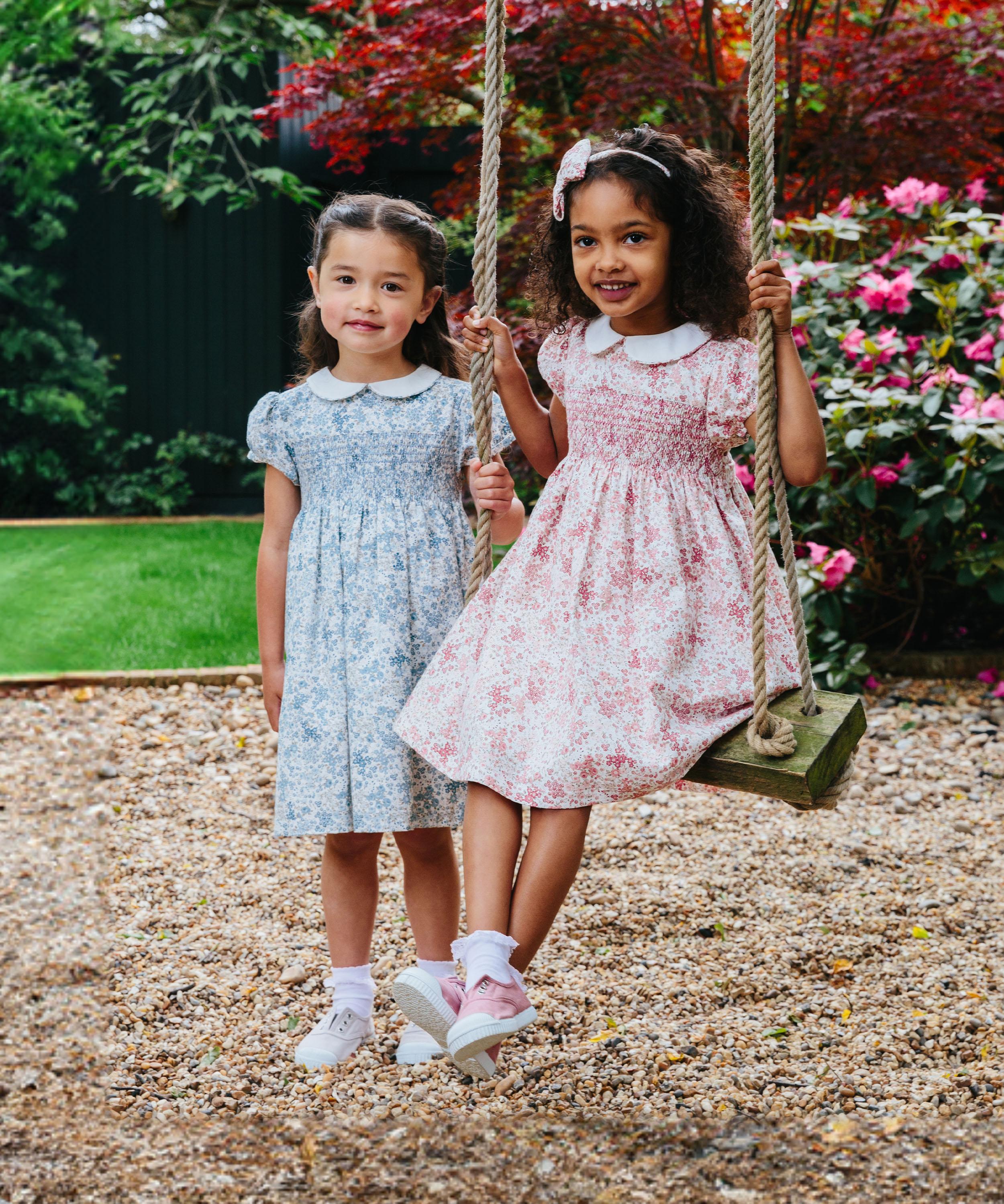 Trotters - Arabella Bloom Smocked Dress 6-11 Years image number 4