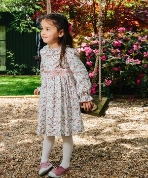 Trotters - Bella Floral Willow Dress 6-11 Years image number 2