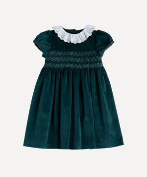 Trotters - Octavia Velvet Party Dress 2-5 Years image number 0