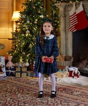 Trotters - Tabitha Willow Tartan Dress 6-11 Years image number 2
