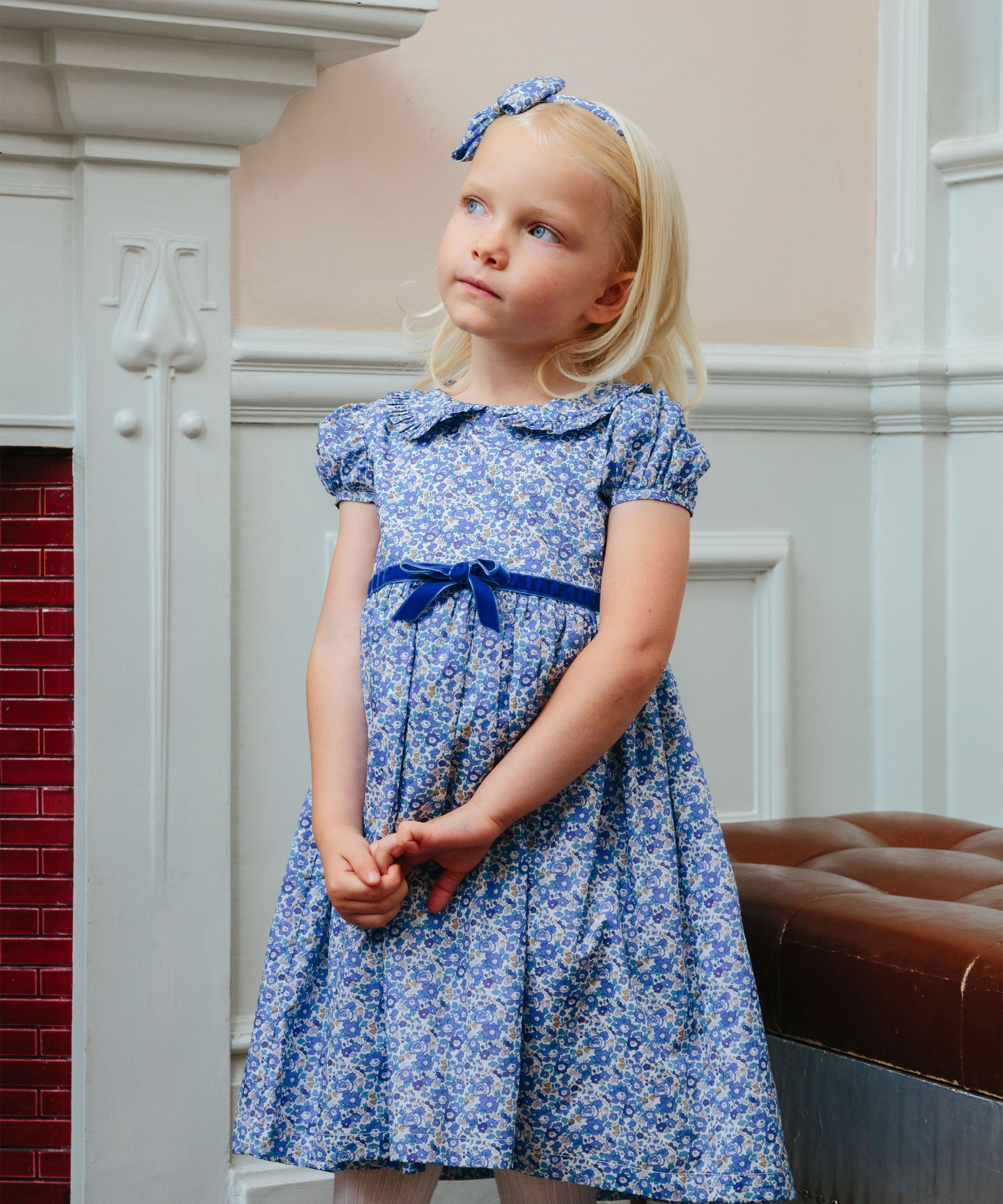 Trotters Betsy Ann Bow Dress 2-5 Years | Liberty