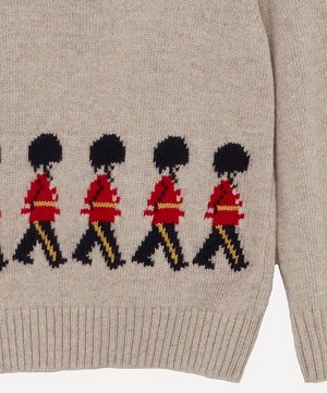 Trotters - Marching Guardsman Half Zip Jumper 2-5 Years image number 2