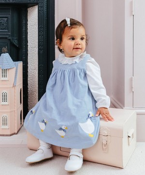 Trotters - Jemima Pinafore Laura Anglaise Body Set 3-24 Months image number 1