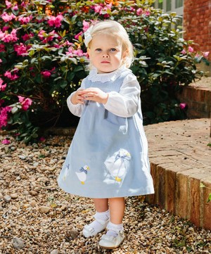 Trotters - Jemima Pinafore Laura Anglaise Body Set 3-24 Months image number 2