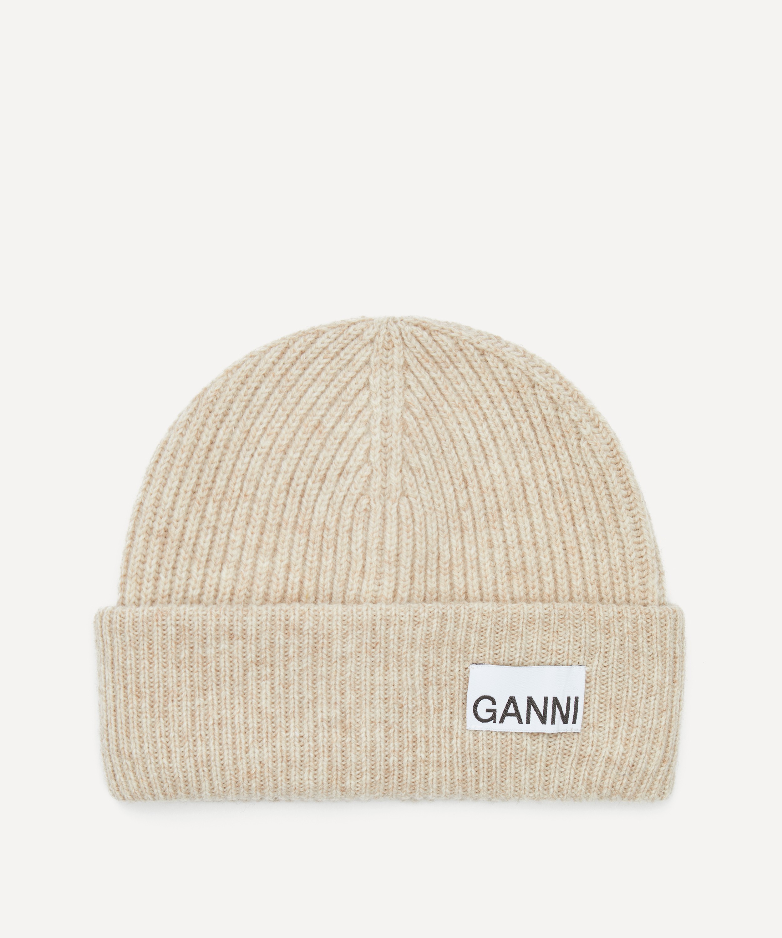 Ganni - Ribbed Knit Beanie image number 0