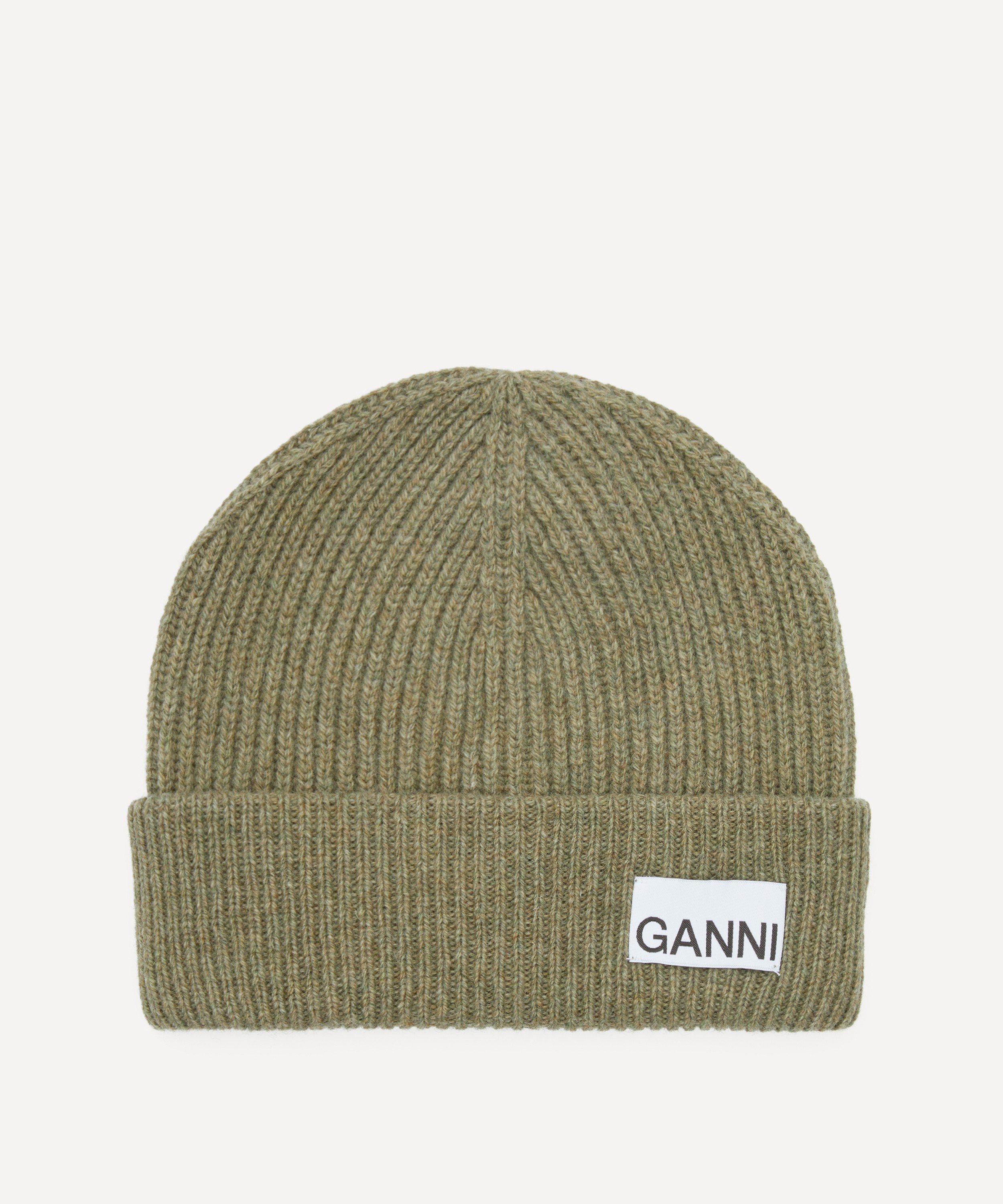 Ganni - Ribbed Knit Beanie image number 0