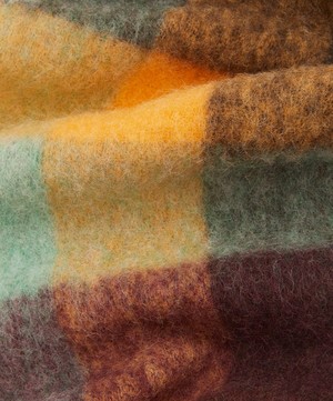 Acne Studios - Wool-Mohair Checked Scarf image number 3