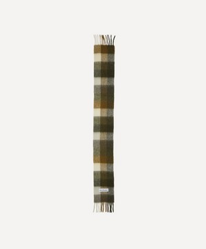 Acne Studios - Wool-Mohair Checked Scarf image number 1