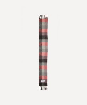 Acne Studios - Wool-Mohair Checked Scarf image number 1