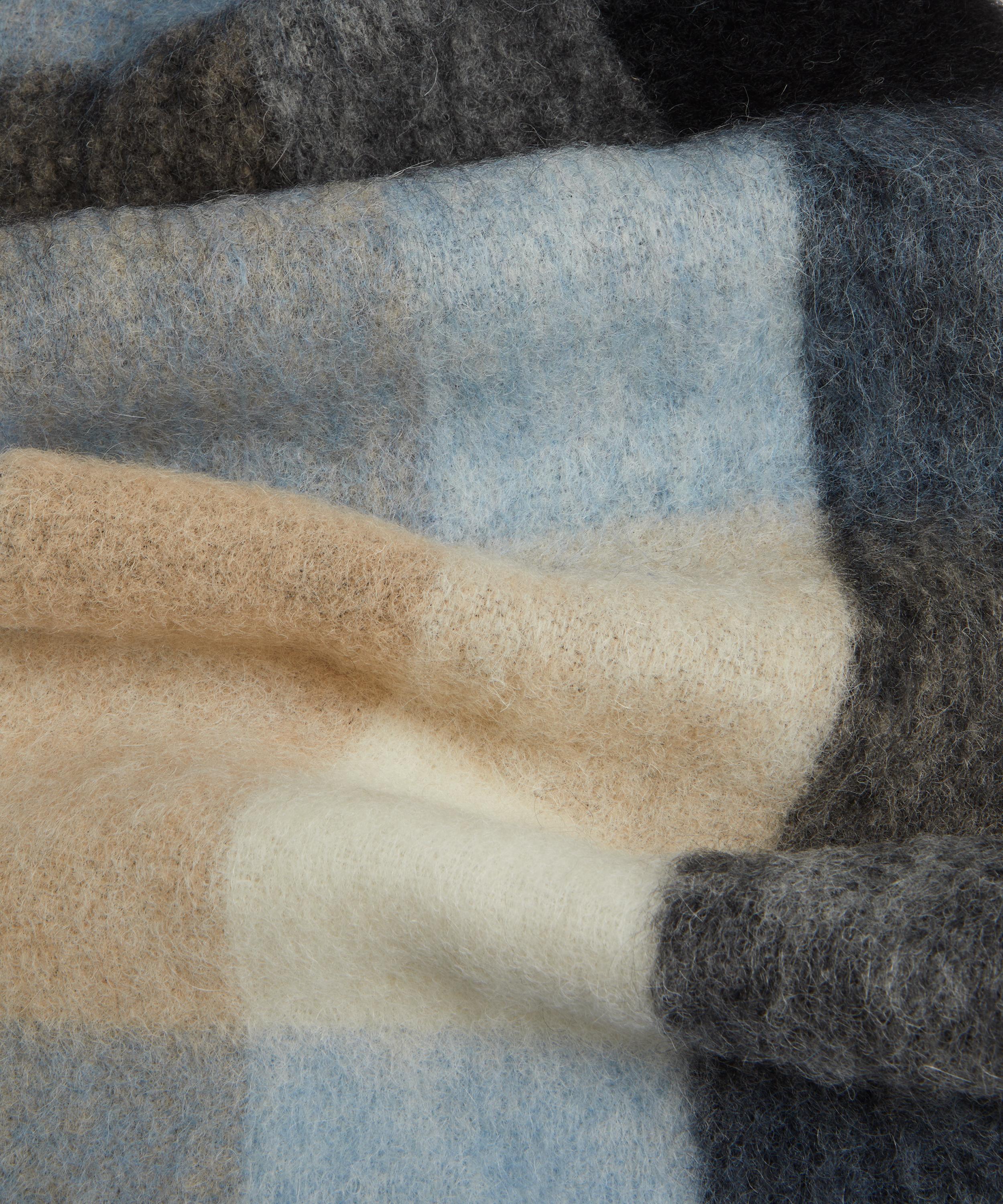 Acne Studios - Wool-Mohair Checked Scarf image number 3