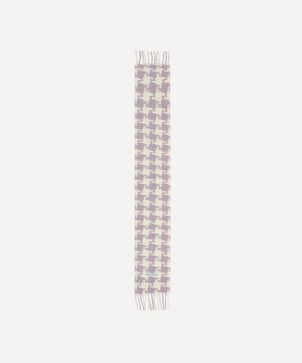Acne Studios - Houndstooth Scarf image number null