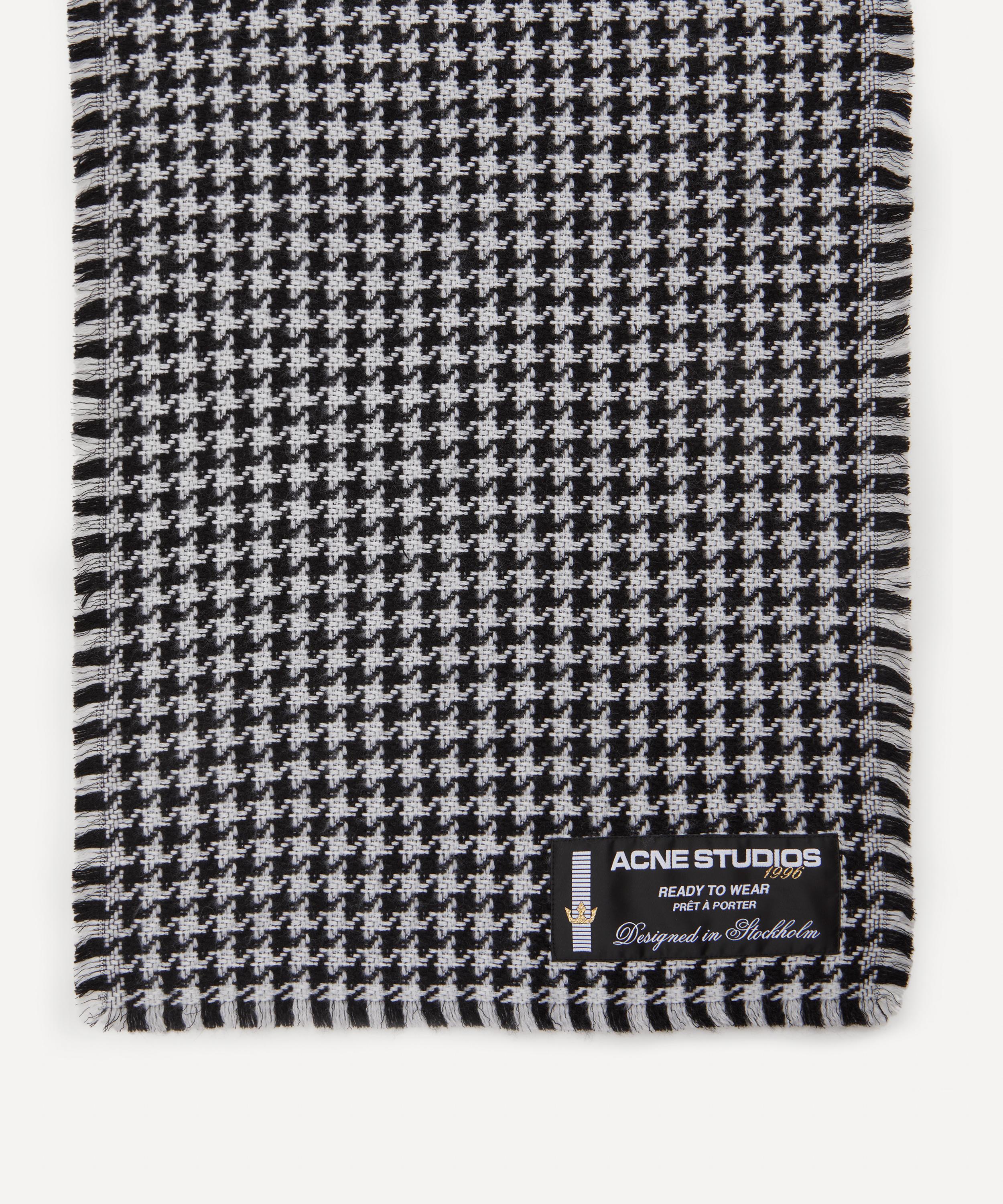 Acne Studios - Houndstooth Wool Scarf image number 2