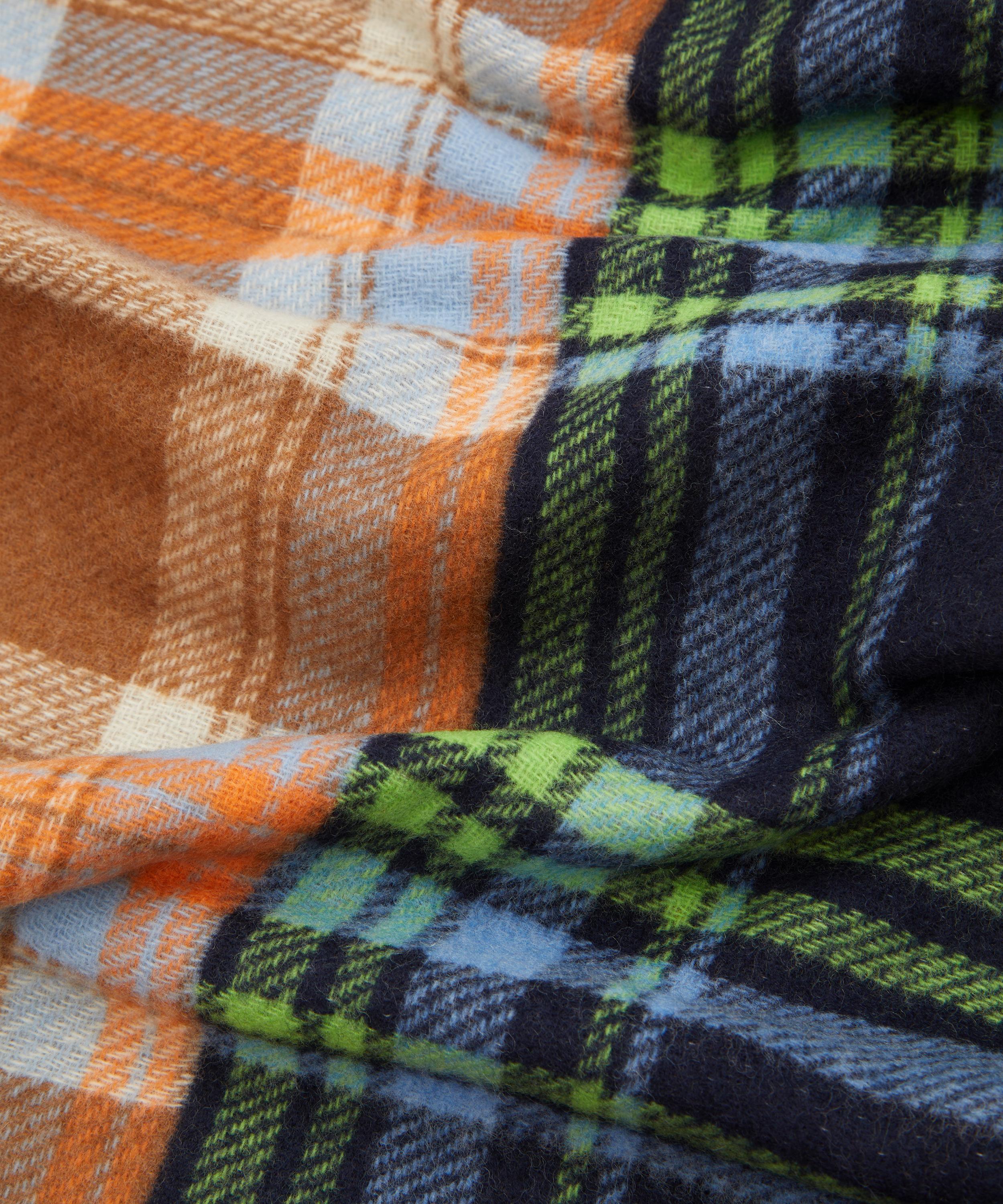 Acne Studios - Mixed Checked Wool Scarf image number 3
