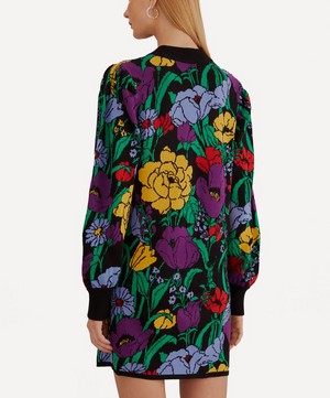 FARM Rio - Black Bucolic Garden Sweater Dress image number 2