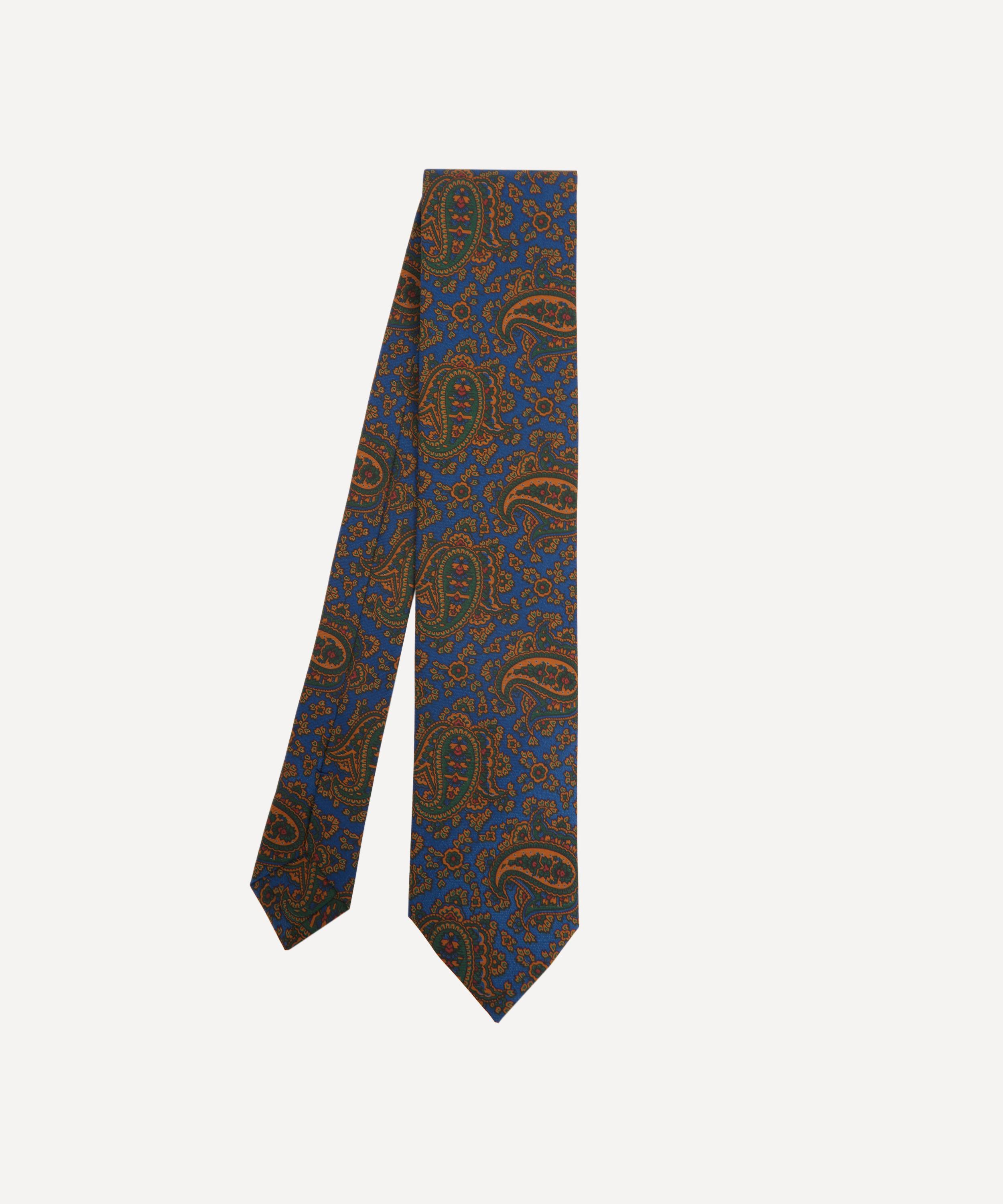 Liberty - Paisley Madder Silk Tie image number 0