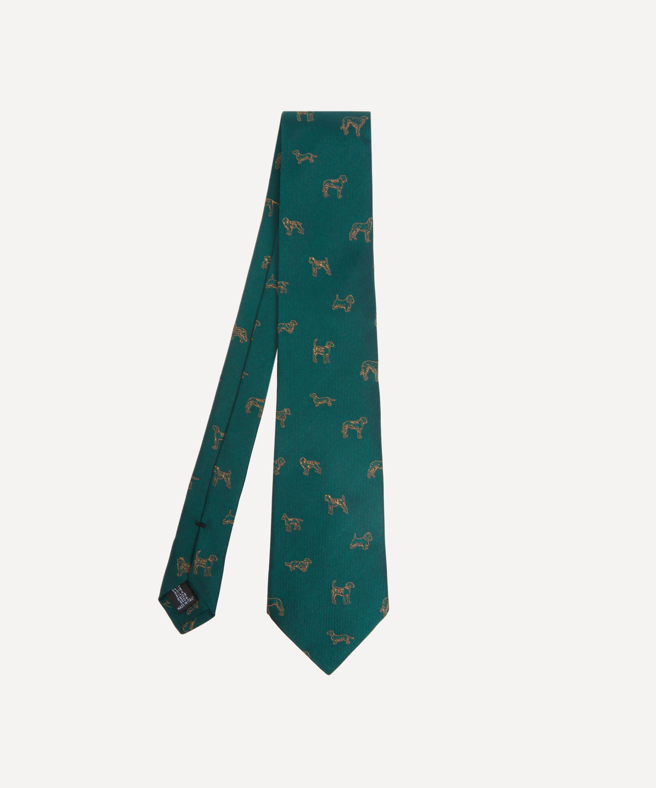 Liberty - Mans Best Friend Silk Tie image number 0