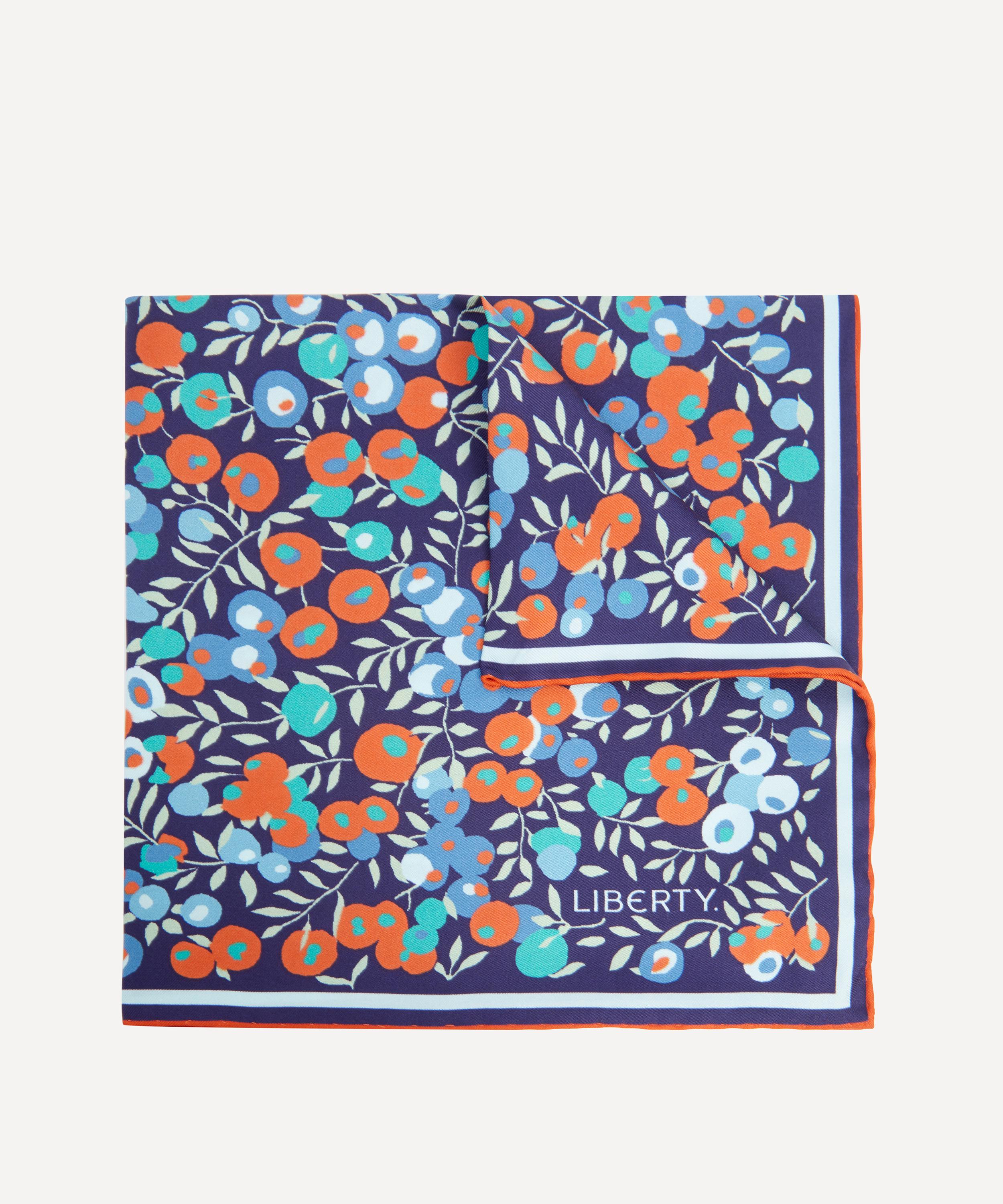 Liberty - Wiltshire Berry Silk Pocket Square image number 0