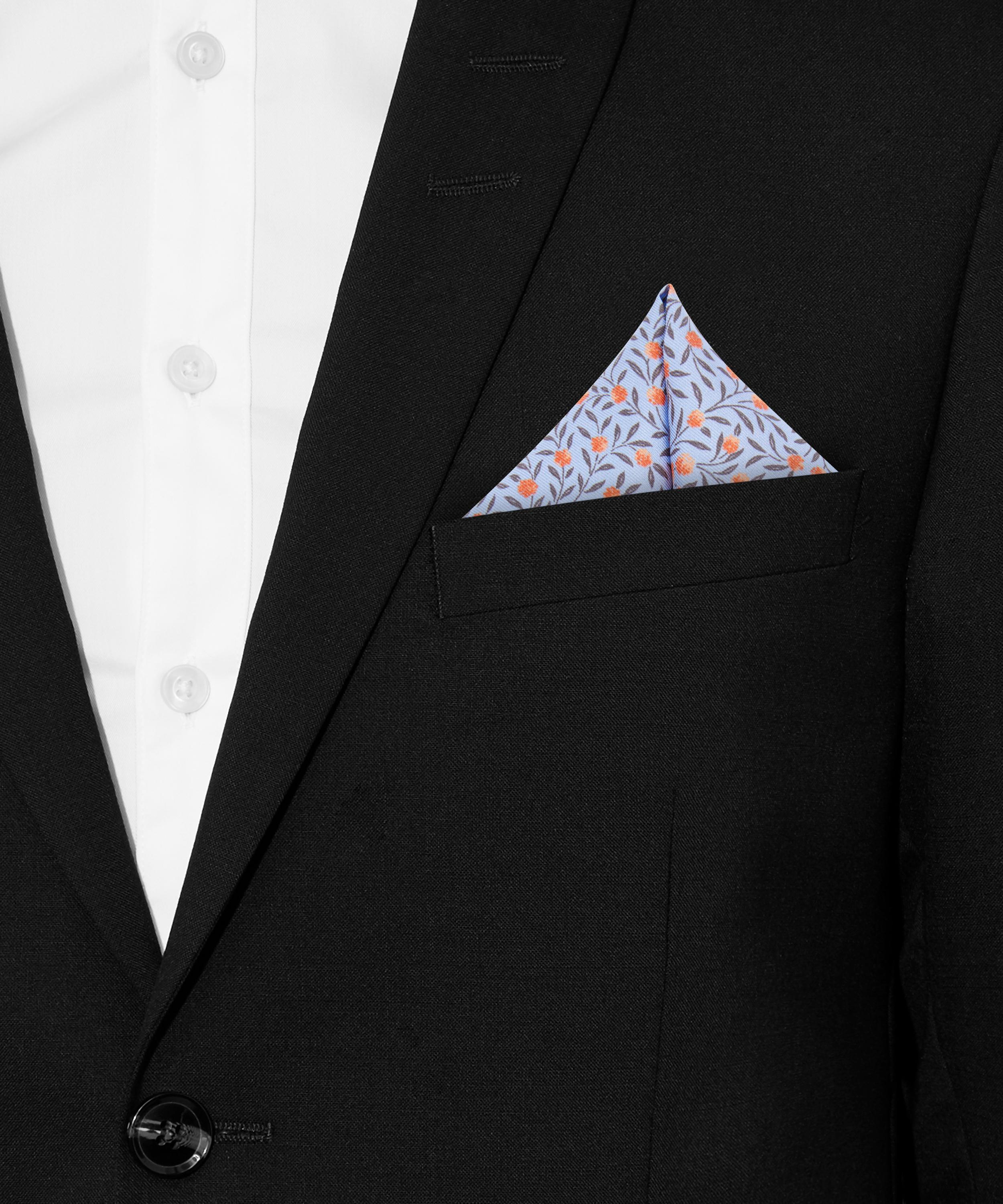 Liberty - Myrtle Silk Pocket Square image number 1