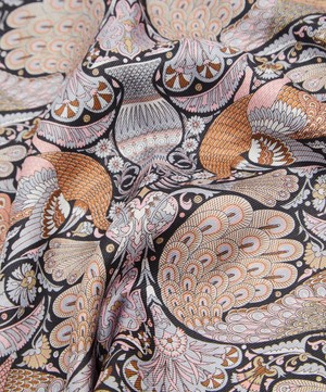Liberty - Peacock Garden Silk Pocket Square image number 3