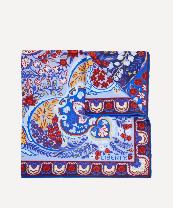 Liberty - Tanjore Silk Pocket Square image number null