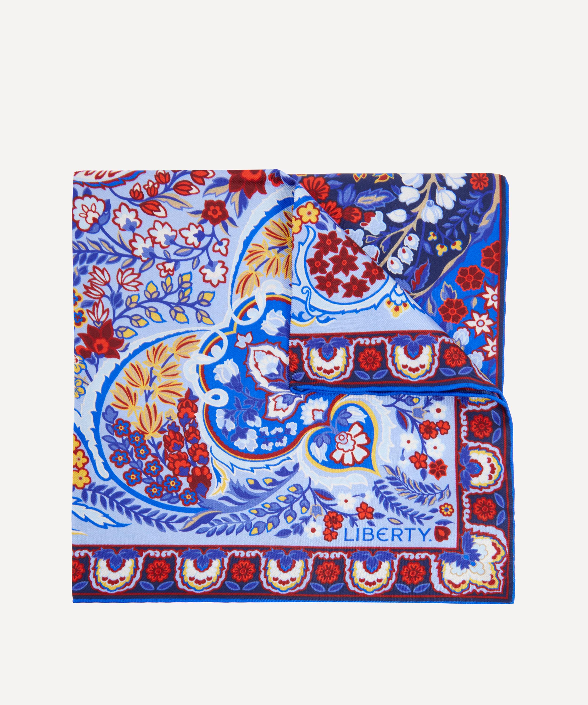 Liberty - Tanjore Silk Pocket Square image number 0