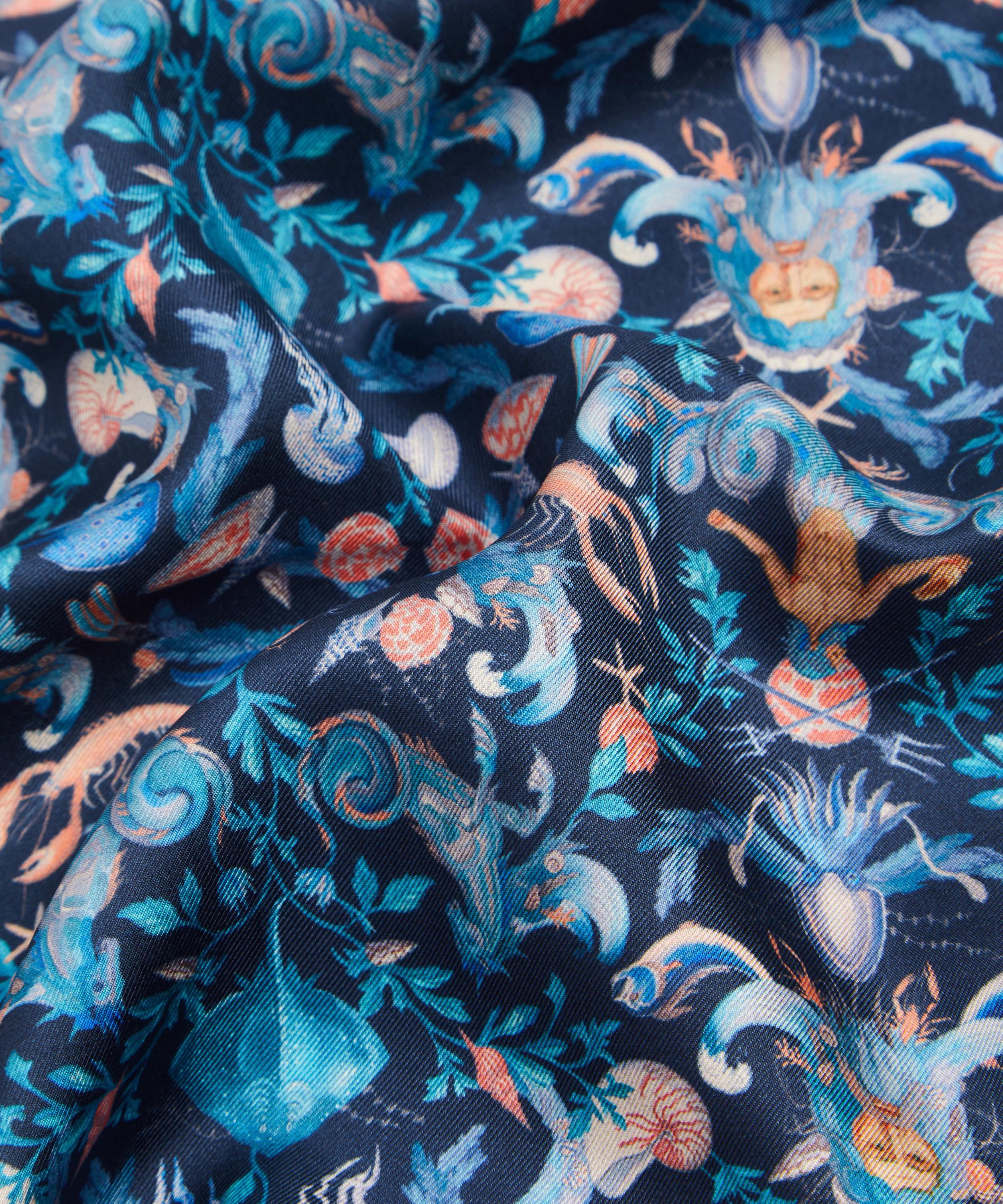 Liberty - Neptune's Kingdom Silk Pocket Square image number 3