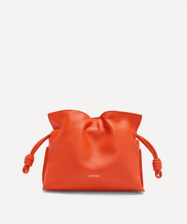 Loewe - Flamenco Mini Leather Clutch Bag image number null