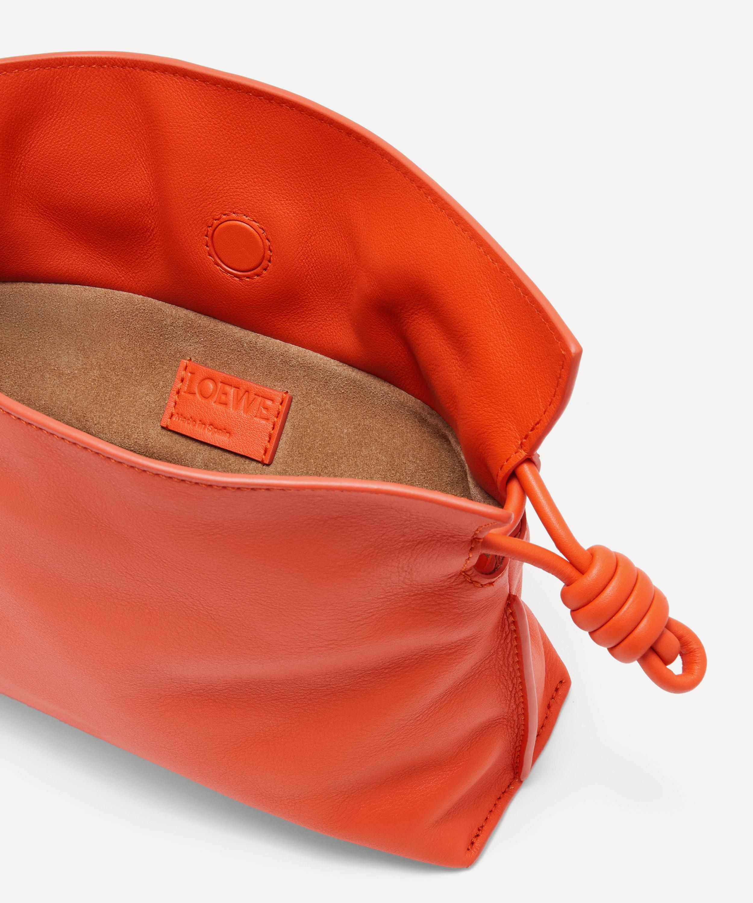 Loewe - Flamenco Mini Leather Clutch Bag image number 4
