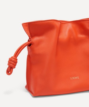Loewe - Flamenco Mini Leather Clutch Bag image number 5
