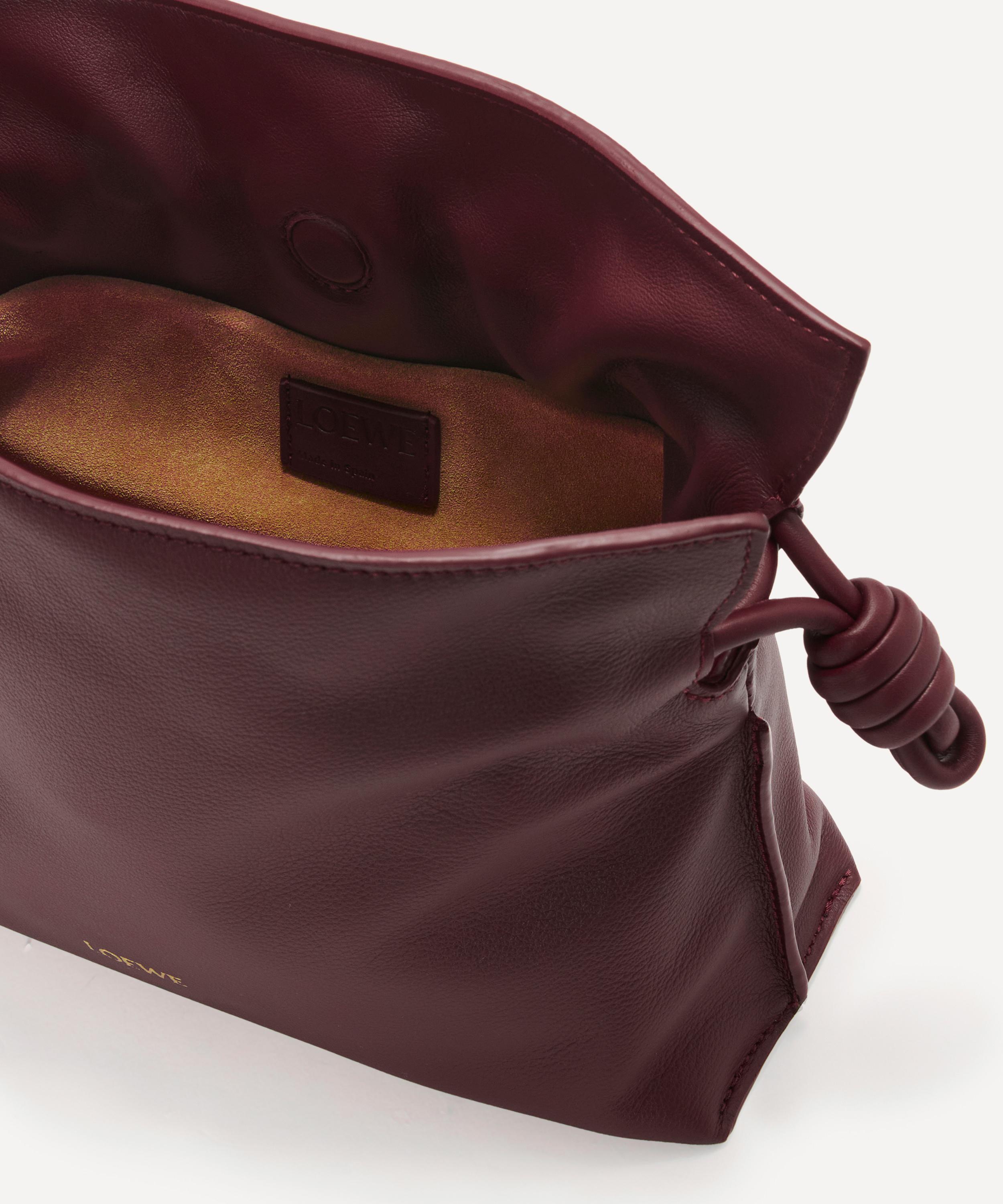 Loewe - Flamenco Mini Leather Clutch Bag image number 6