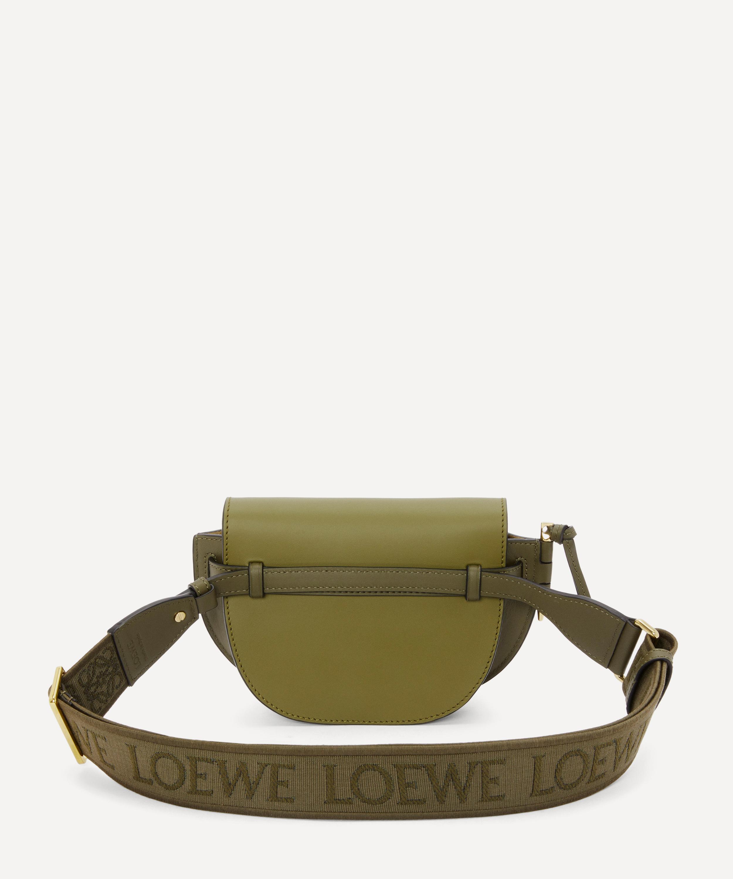 Gate Dual Mini Shoulder Bag in Green - Loewe