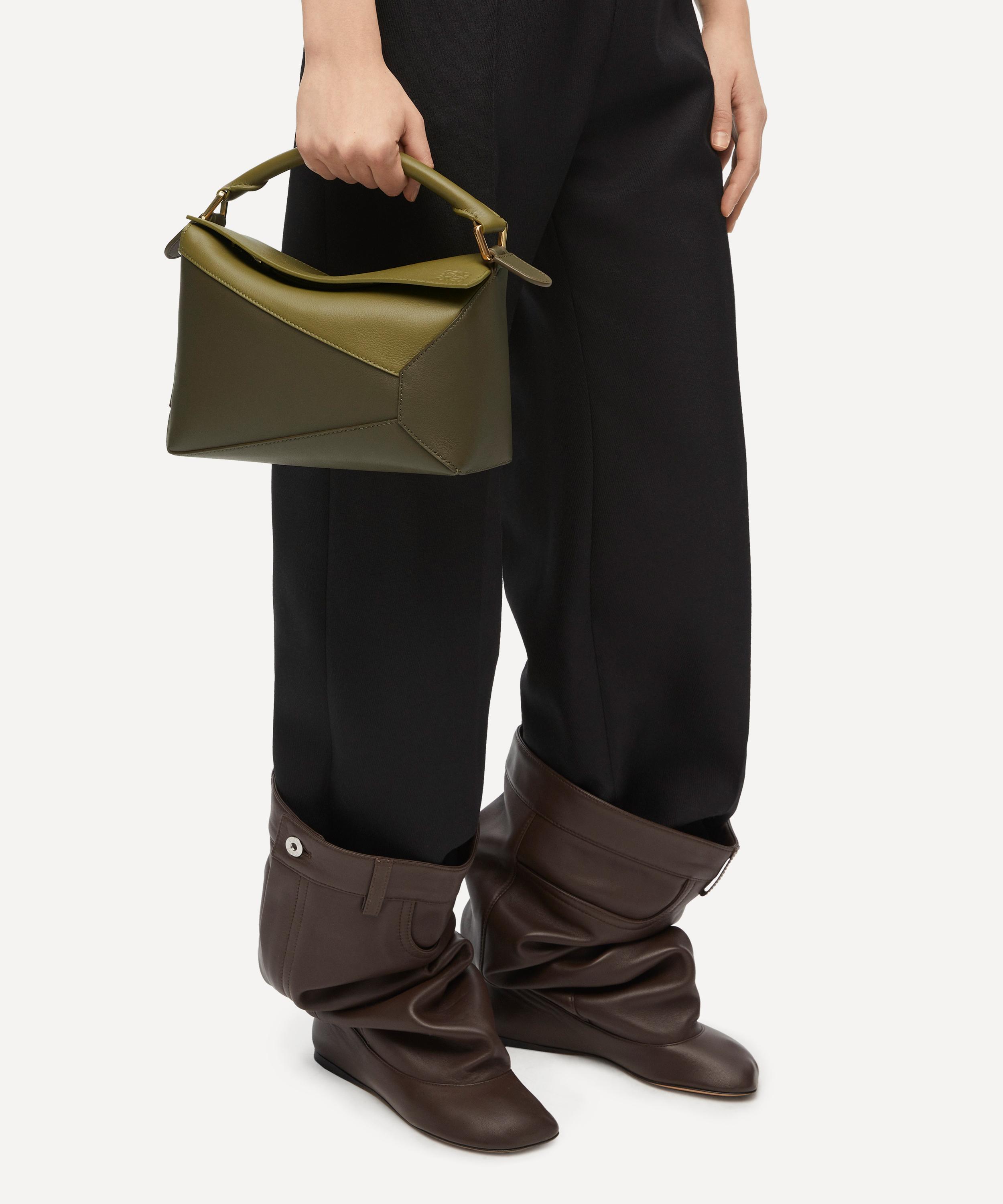 Loewe - Small Puzzle Leather Shoulder Bag image number 8