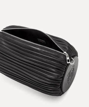 Loewe - Pleated Leather Bracelet Pouch Bag image number 2