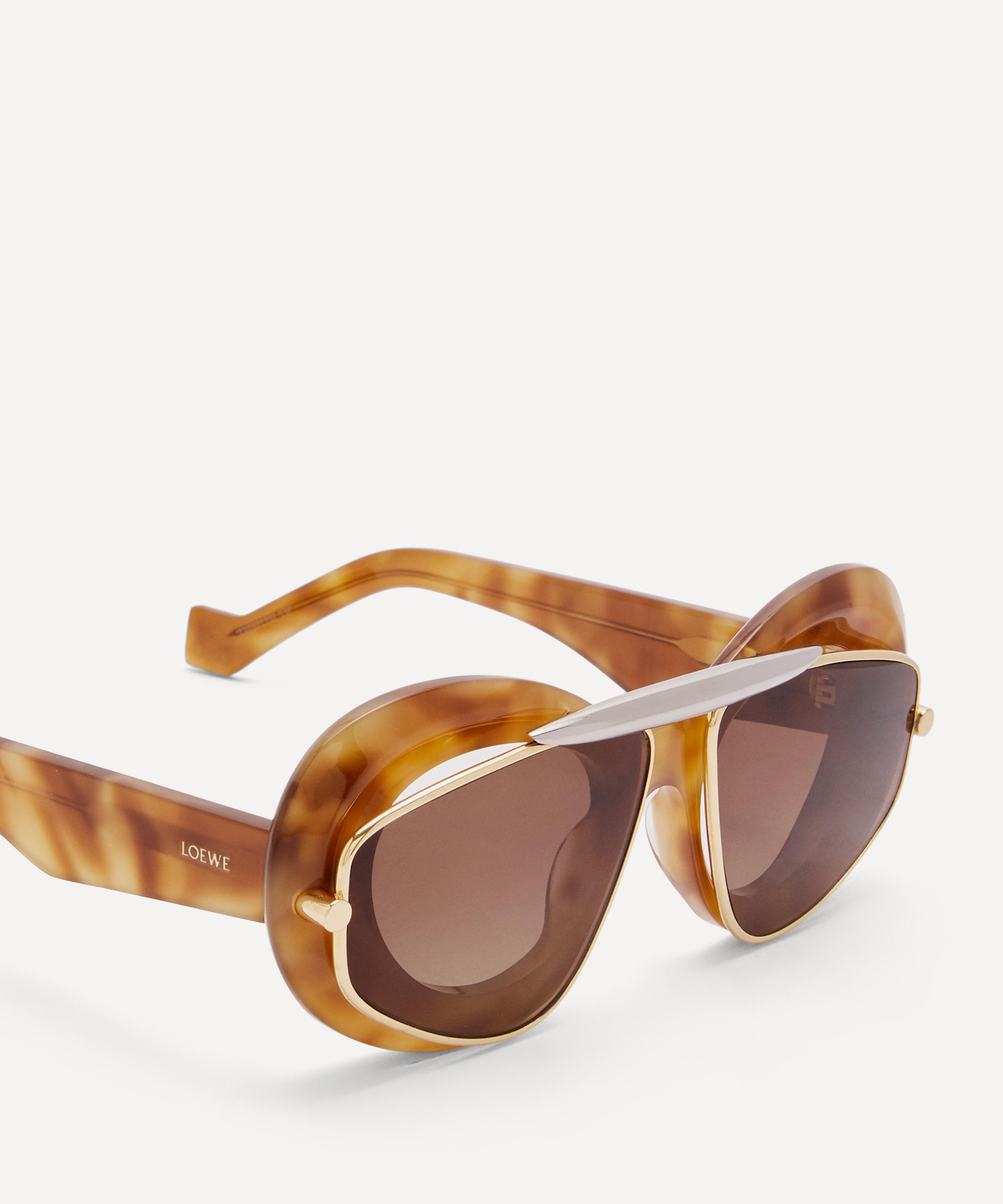 Loewe - Double Frame Wing Aviator Sunglasses image number 